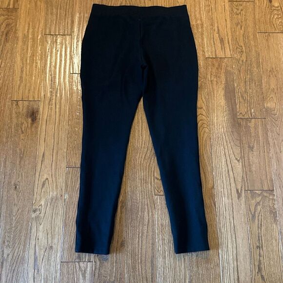 Theory black ponte pull on legging pants size M - Picture 9 of 11